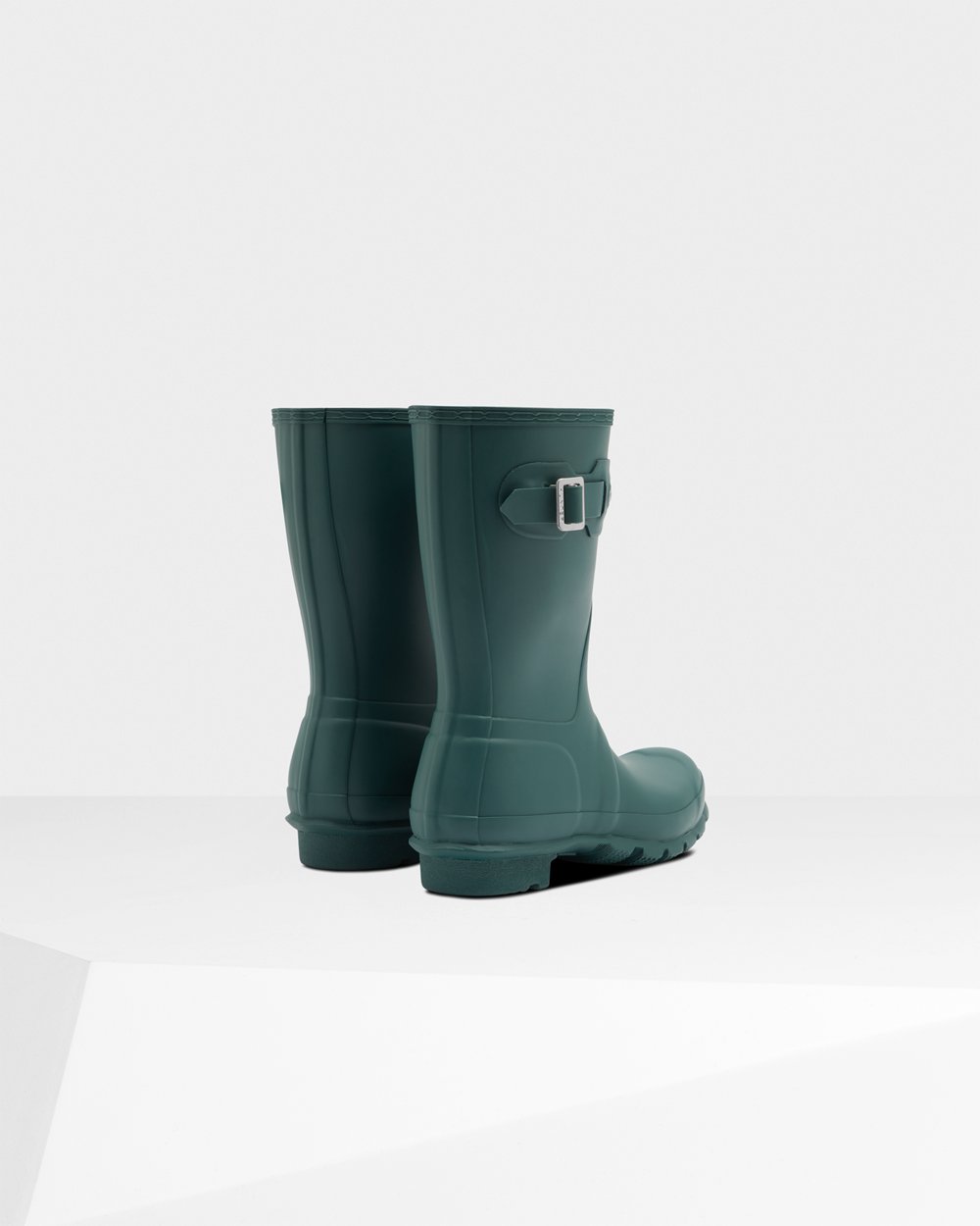 Bottes Courtes de Pluie Hunter Original Femme Vert XJLZYTF-87